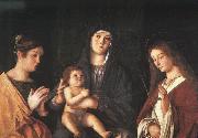Giovanni Bellini The Virgin and the Child with Two Saints oil painting picture wholesale